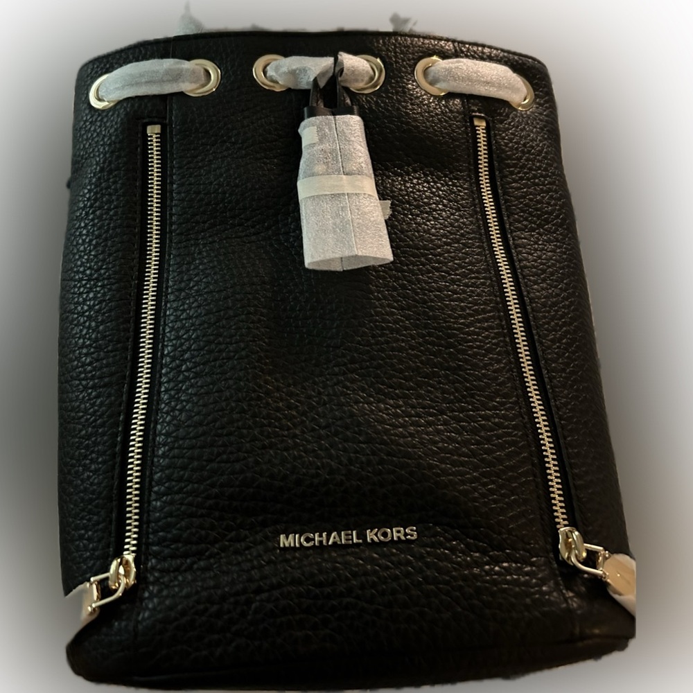 Brand New Michael Kors medium bucket backpack